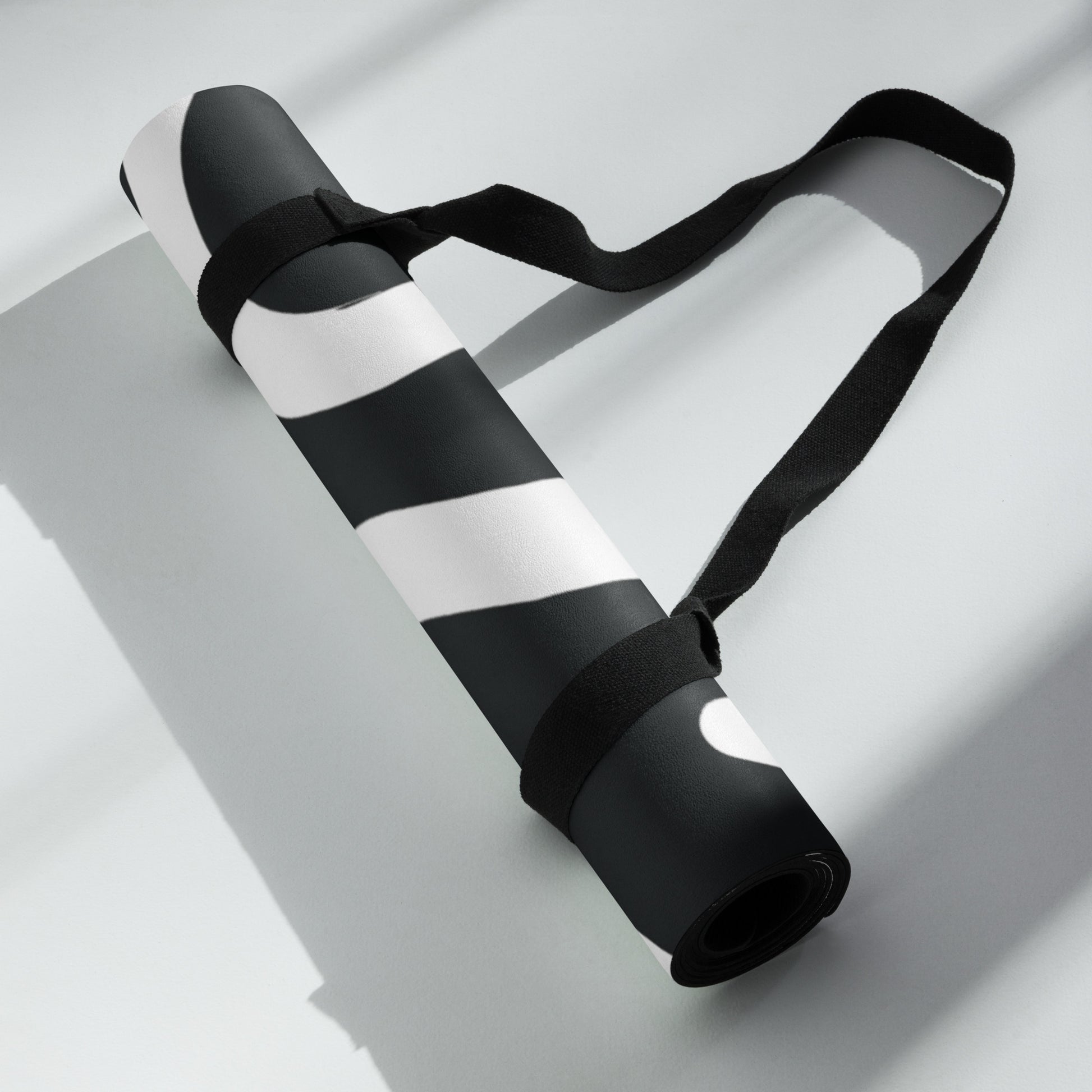 Black and White Lines Yoga Mat Stylish and Functional Comfort image 8