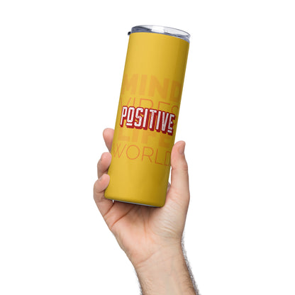 Positive Vibes Yellow Tumbler image 2