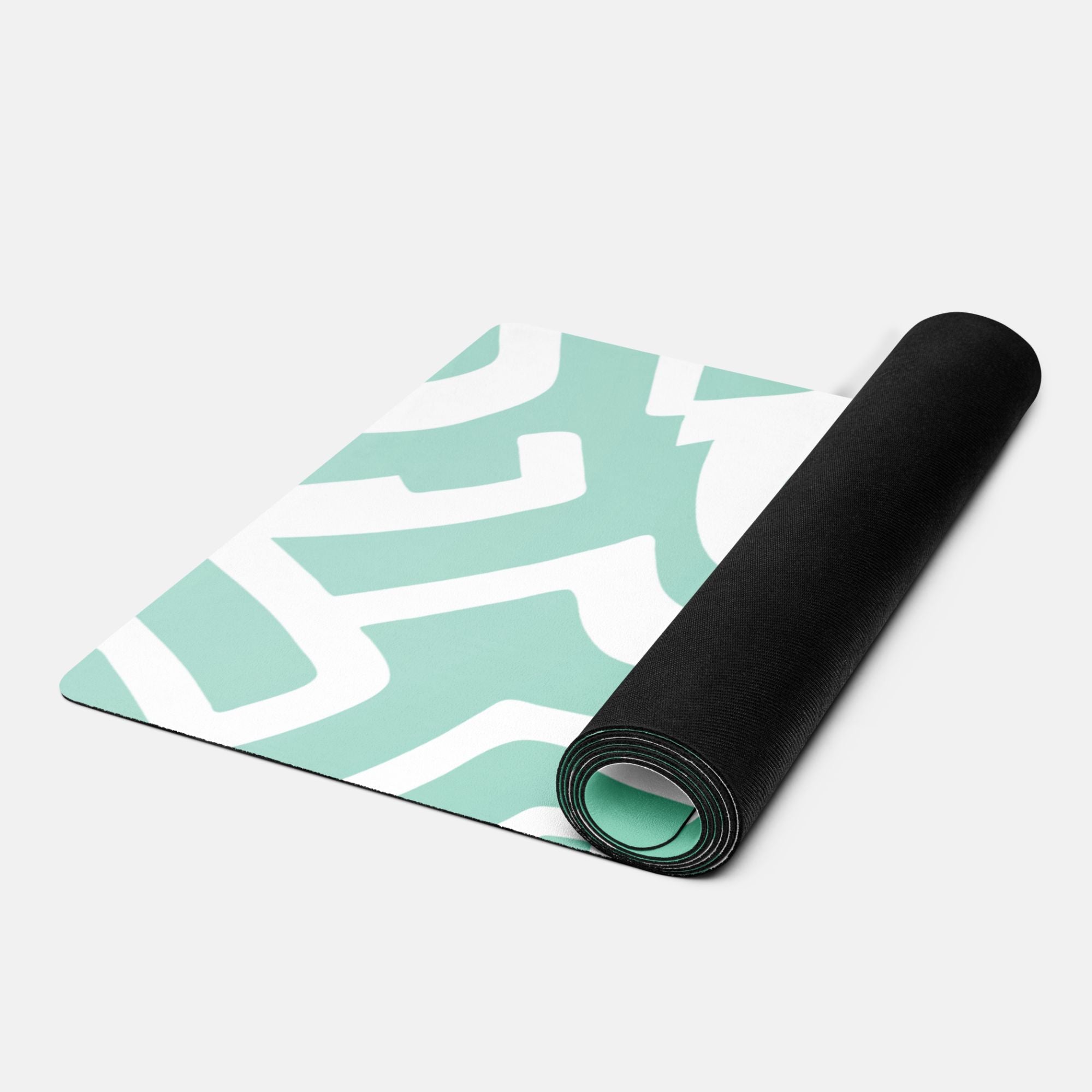 Geometric Maze Yoga Mat Non-Slip and Cushioned image 0