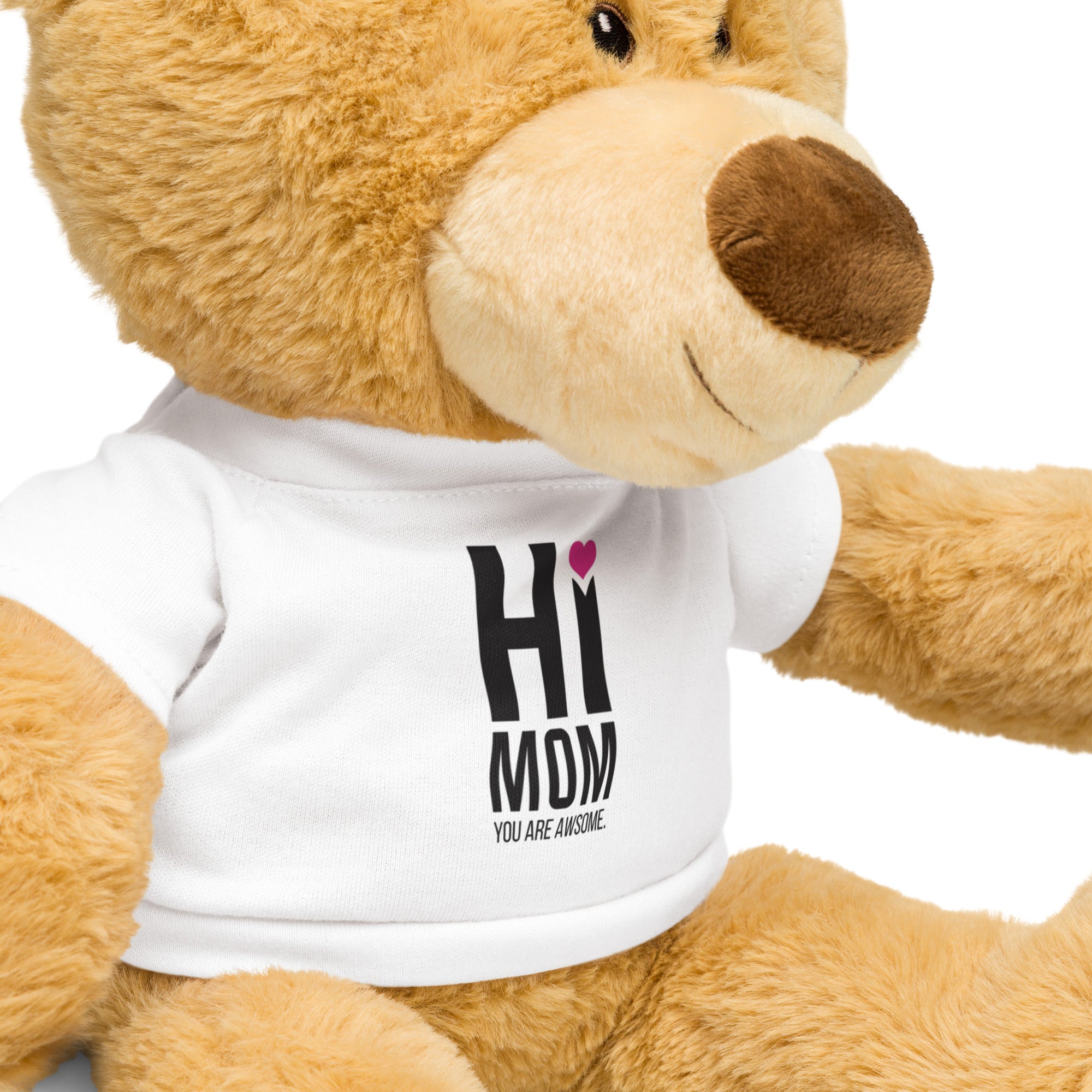 Hi Mom Awesome Teddy Bear image 3