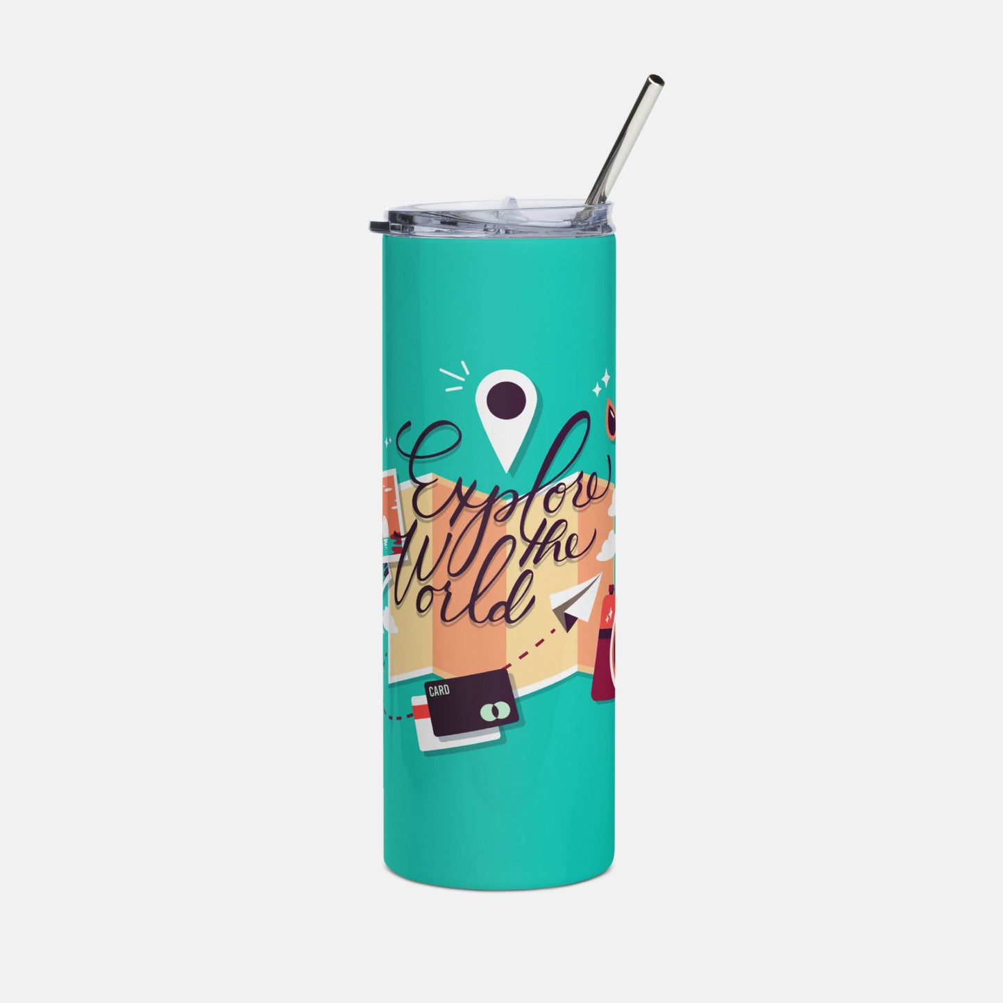 Wanderlust Explorer Tumbler image 0
