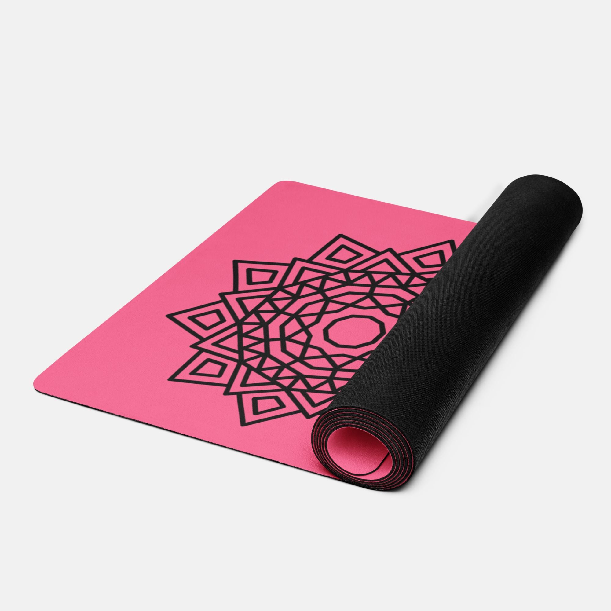 Pink Mandala Power Yoga Mat Comfort &amp; Style image 0