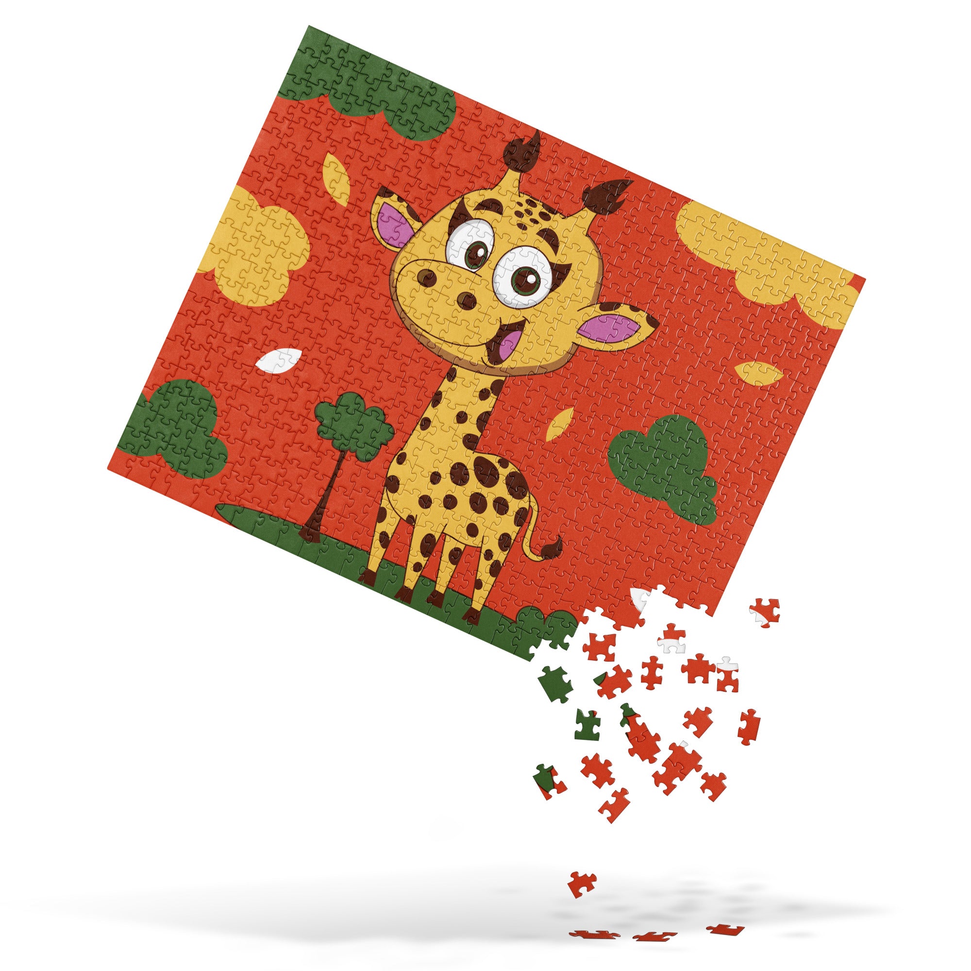 Cute Cartoon Giraffe Jigsaw Puzzle image 3