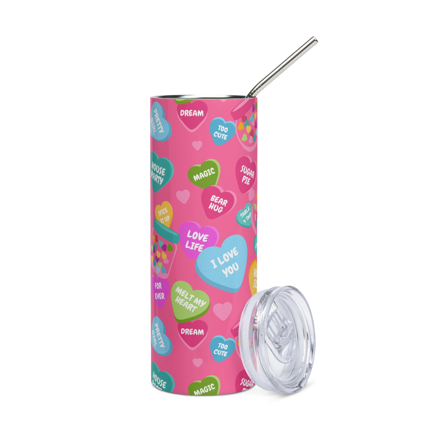 Candy Hearts and Jars Tumbler image 2