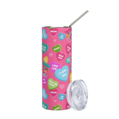 Candy Hearts and Jars Tumbler image 2