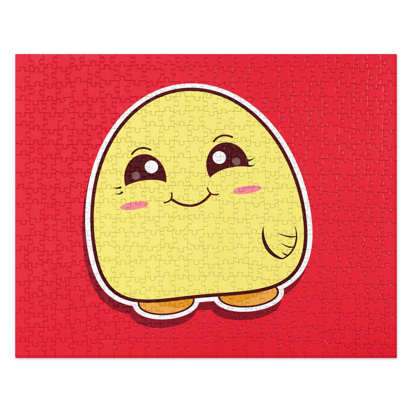 Cute Yellow Blob Jigsaw Puzzle image 2