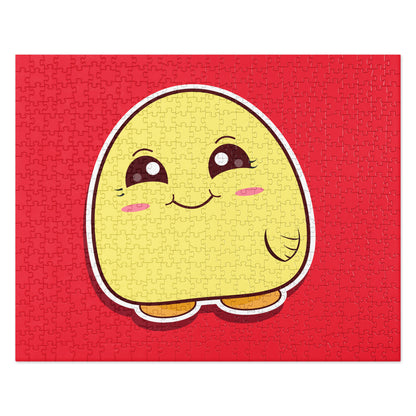 Cute Yellow Blob Jigsaw Puzzle image 2