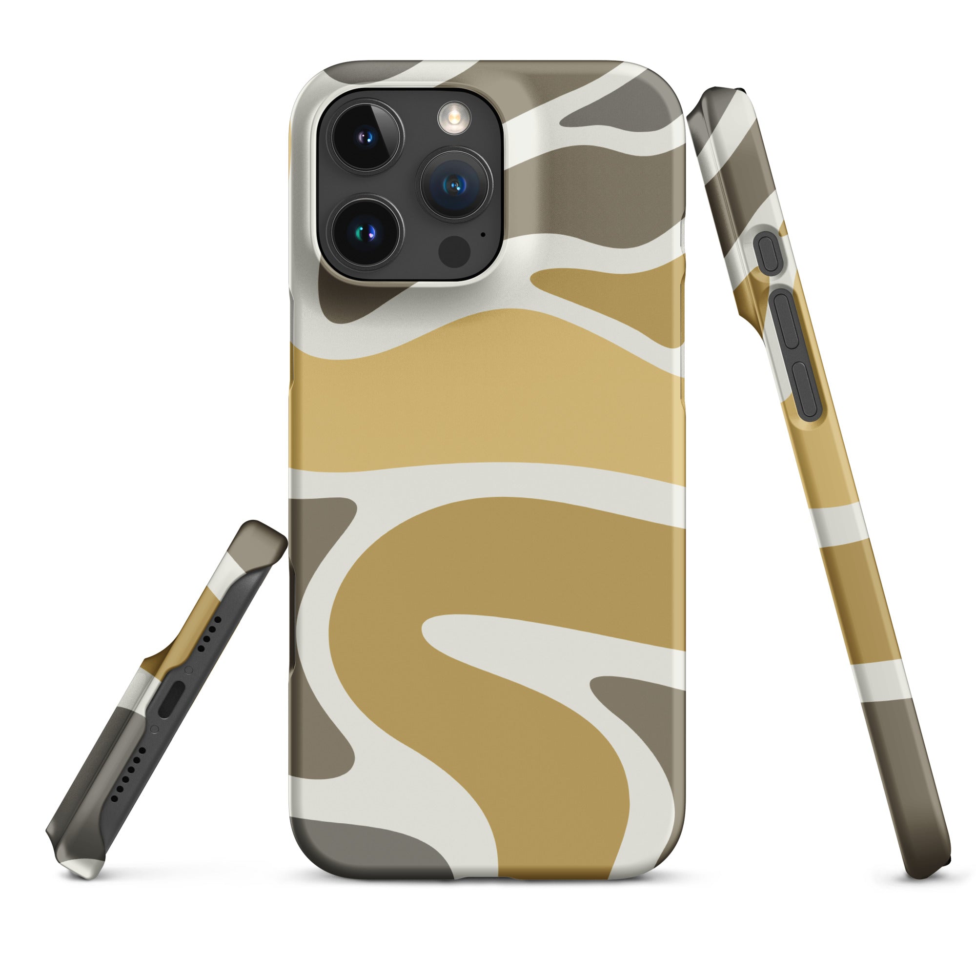 Aesthetic Beige Cream Case for iPhone®