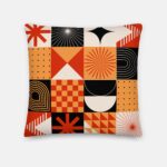 Modern Art Geometric Pattern Pillow