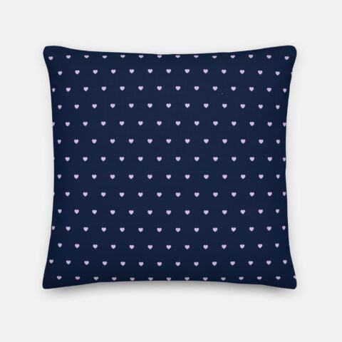 Navy Love Bliss Pillow