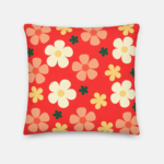 Spring Floral Pattern Pillow