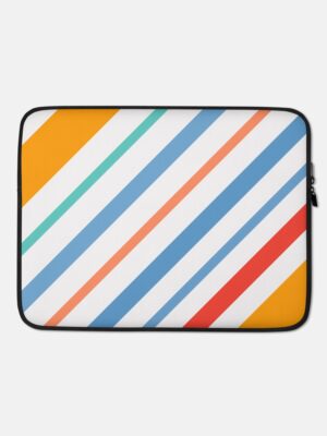 Vibrant Stripe Laptop Sleeve