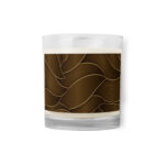 Golden Luxe Curved Glass Jar Candle