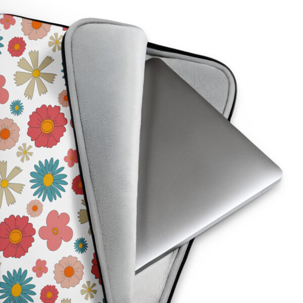 Retro Floral Laptop Sleeve