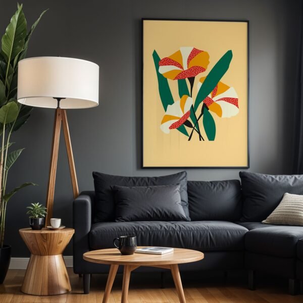 Floral Bloom Art Modern Homes