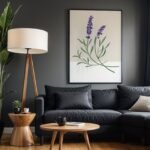 Purple Lavender Art Print for Home Decor