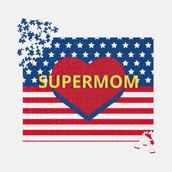 Supermom Hero Jigsaw Puzzle