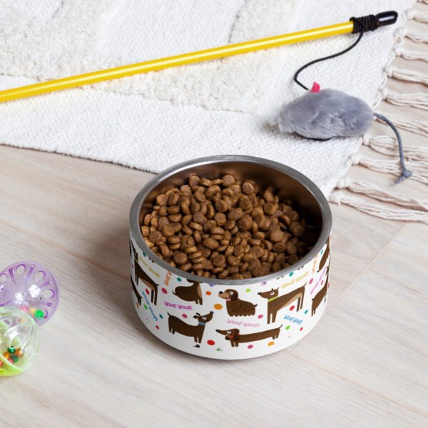 Woof Woof Pet Bowl for Happy Pets