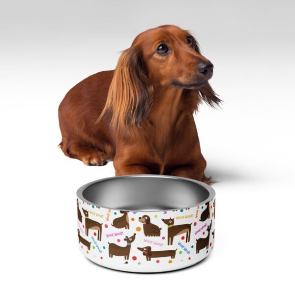 Woof Woof Pet Bowl for Happy Pets