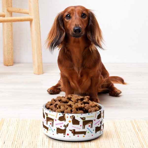 Woof Woof Pet Bowl for Happy Pets