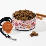 Sweet Paws and Fishbones Pet Bowl