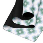 Retro Bloom Yoga Mat Non-Slip and Eco-Friendly