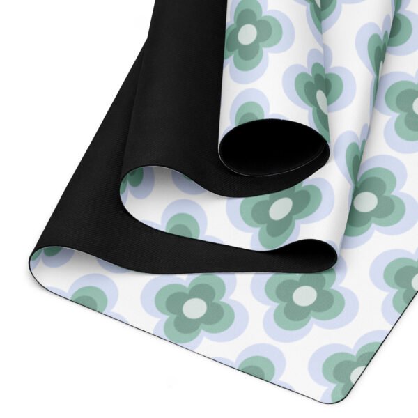 Retro Bloom Yoga Mat Non-Slip and Eco-Friendly