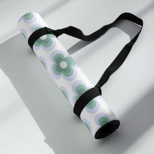 Retro Bloom Yoga Mat Non-Slip and Eco-Friendly