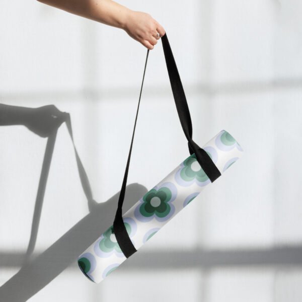 Retro Bloom Yoga Mat Non-Slip and Eco-Friendly