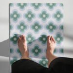 Retro Bloom Yoga Mat Non-Slip and Eco-Friendly
