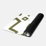 Olive Motif Yoga Mat Soft and Comfort