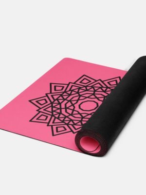 Pink Mandala Power Yoga Mat Comfort & Style
