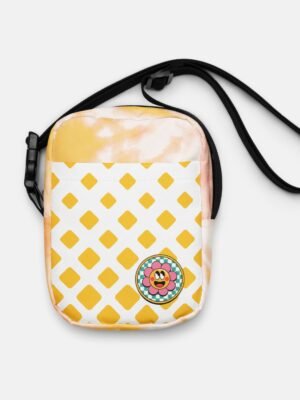 Tie-Dye Diamond Utility Crossbody Bag Travel Essential