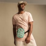Mustache and Palm Crossbody Bag Everyday Utility