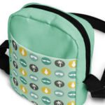 Mustache and Palm Crossbody Bag Everyday Utility