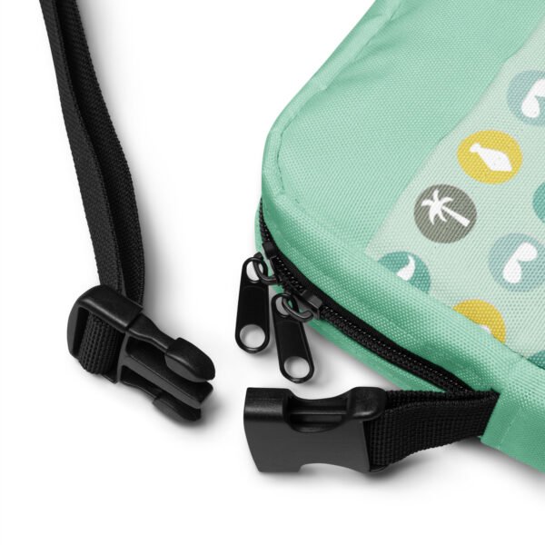 Mustache and Palm Crossbody Bag Everyday Utility