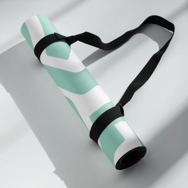 Geometric Maze Yoga Mat Non-Slip and Cushioned