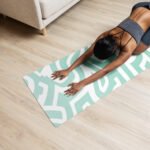 Geometric Maze Yoga Mat Non-Slip and Cushioned
