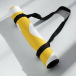 Yellow Swirl Yoga Mat Stylish & Functional Comfort