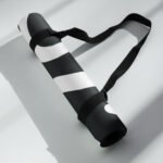 Black and White Lines Yoga Mat Stylish and Functional Comfort
