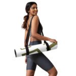 Olive Motif Yoga Mat Soft and Comfort