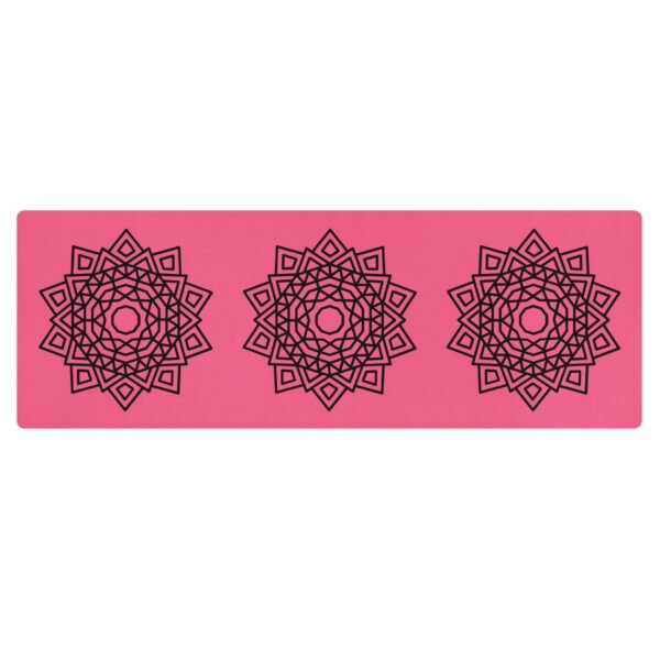 Pink Mandala Power Yoga Mat Comfort & Style