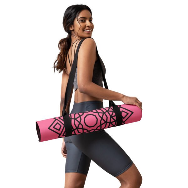 Pink Mandala Power Yoga Mat Comfort & Style
