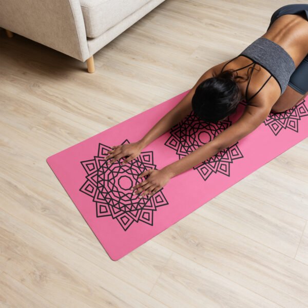 Pink Mandala Power Yoga Mat Comfort & Style