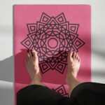 Pink Mandala Power Yoga Mat Comfort & Style
