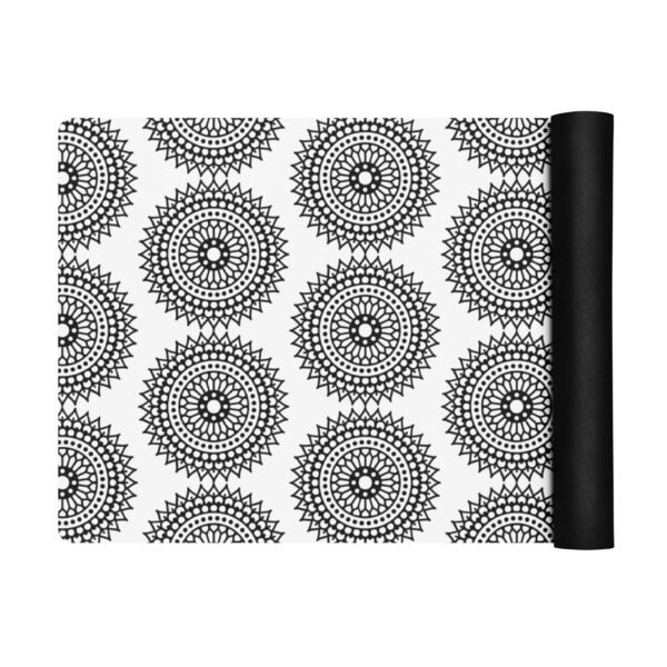 Artistic Mandala Yoga Mat Non-Slip and Cushioned