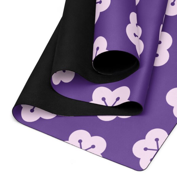 Purple Blossom Yoga Mat Comfort and Style