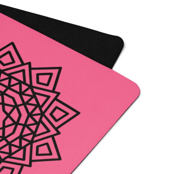 Pink Mandala Power Yoga Mat Comfort & Style