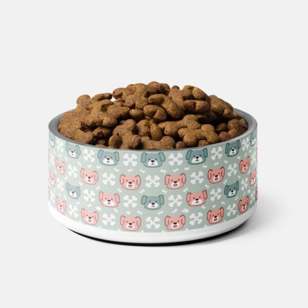 Bone and Dog Design Pet Bowl