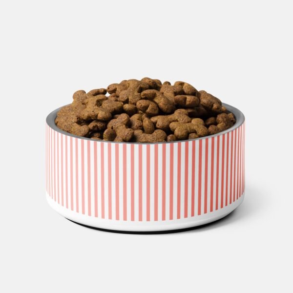 Candy Stripe Pet Bowl